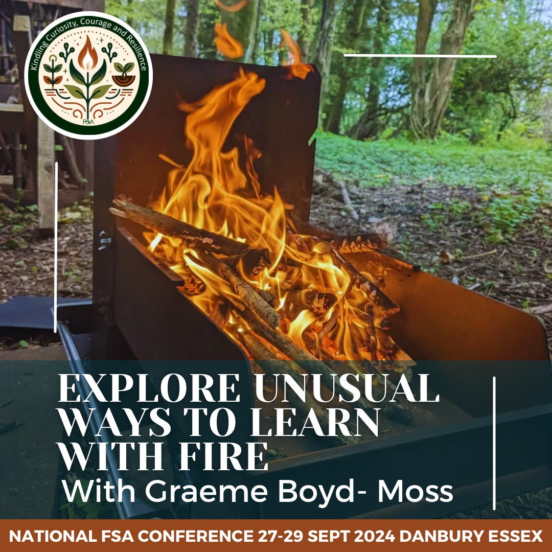 EXPLORE UNUSUAL WAYS TO LEARN WITH FIRE<br />
With Graeme from Carbon Farmers