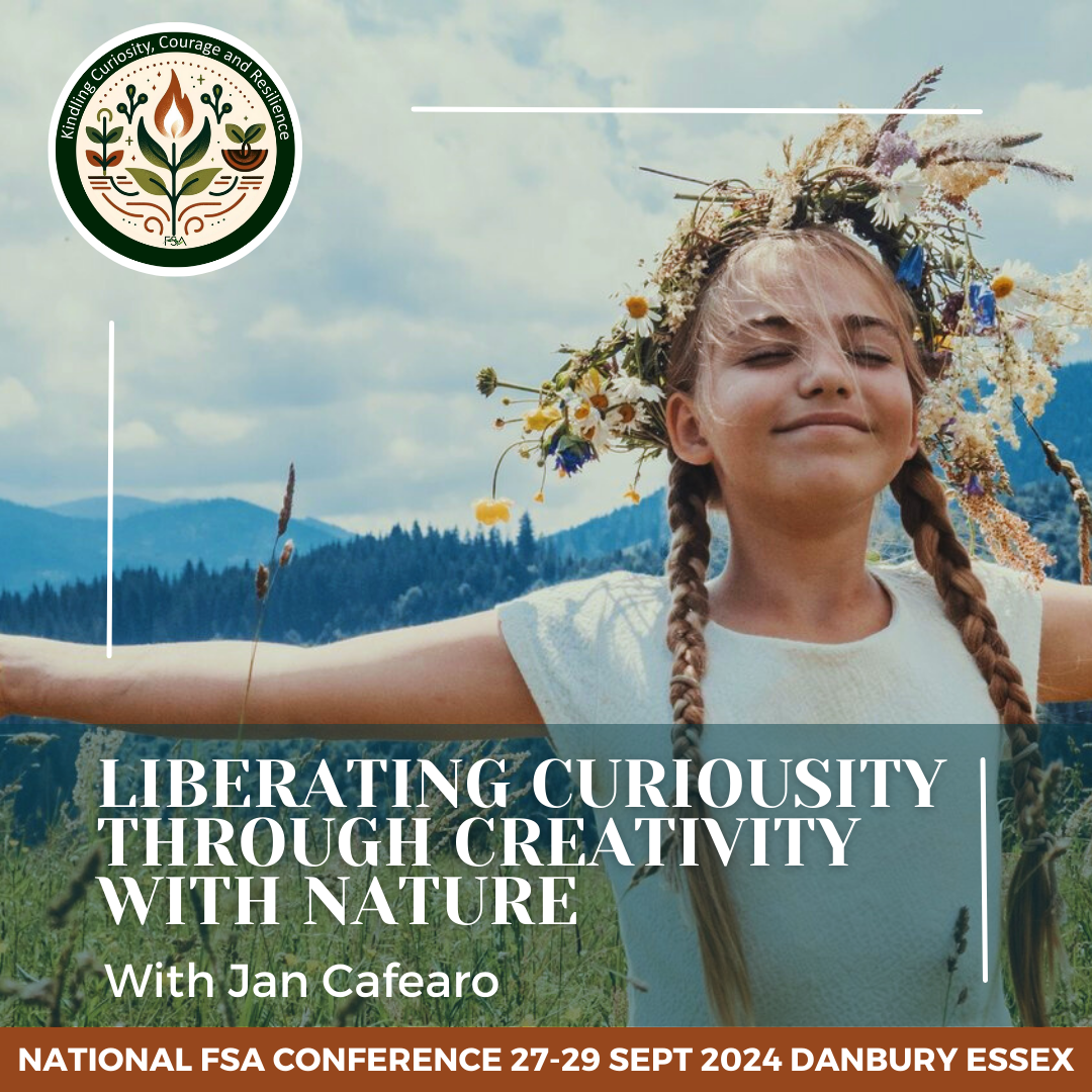 CURIOSITY THROUGH CREATIVITY WITH NATURE<br />
With Jan Cafearo