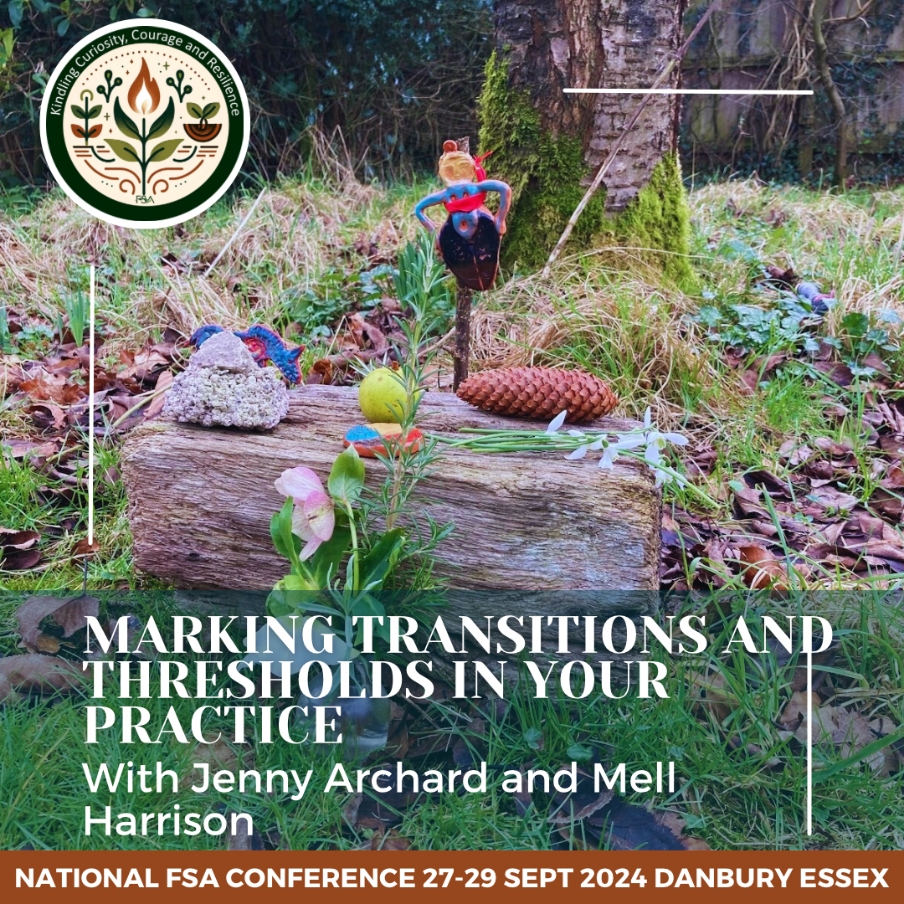 Marking Transitions and thresholds in your practice with Jenny Archard and Mell Harrisson