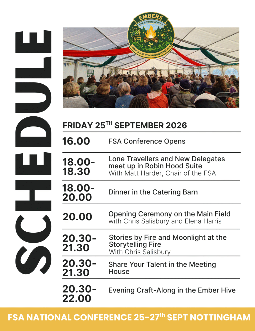 FSA Conference Schedule - Friday