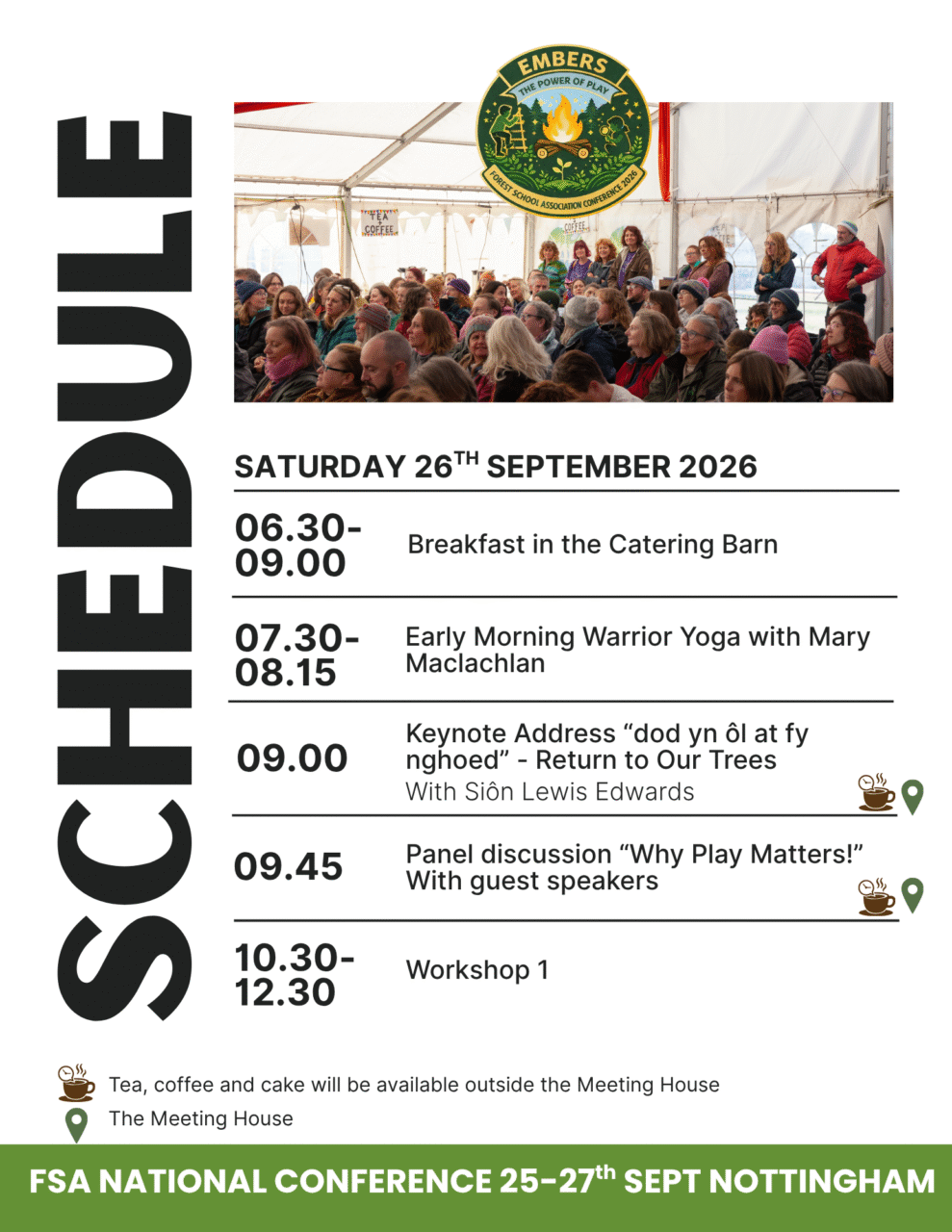 FSA Conference Schedule - Saturday AM