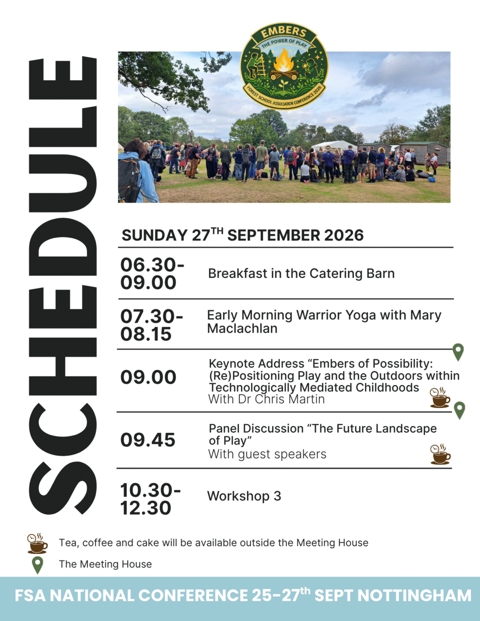 FSA Conference Schedule - Sunday AM